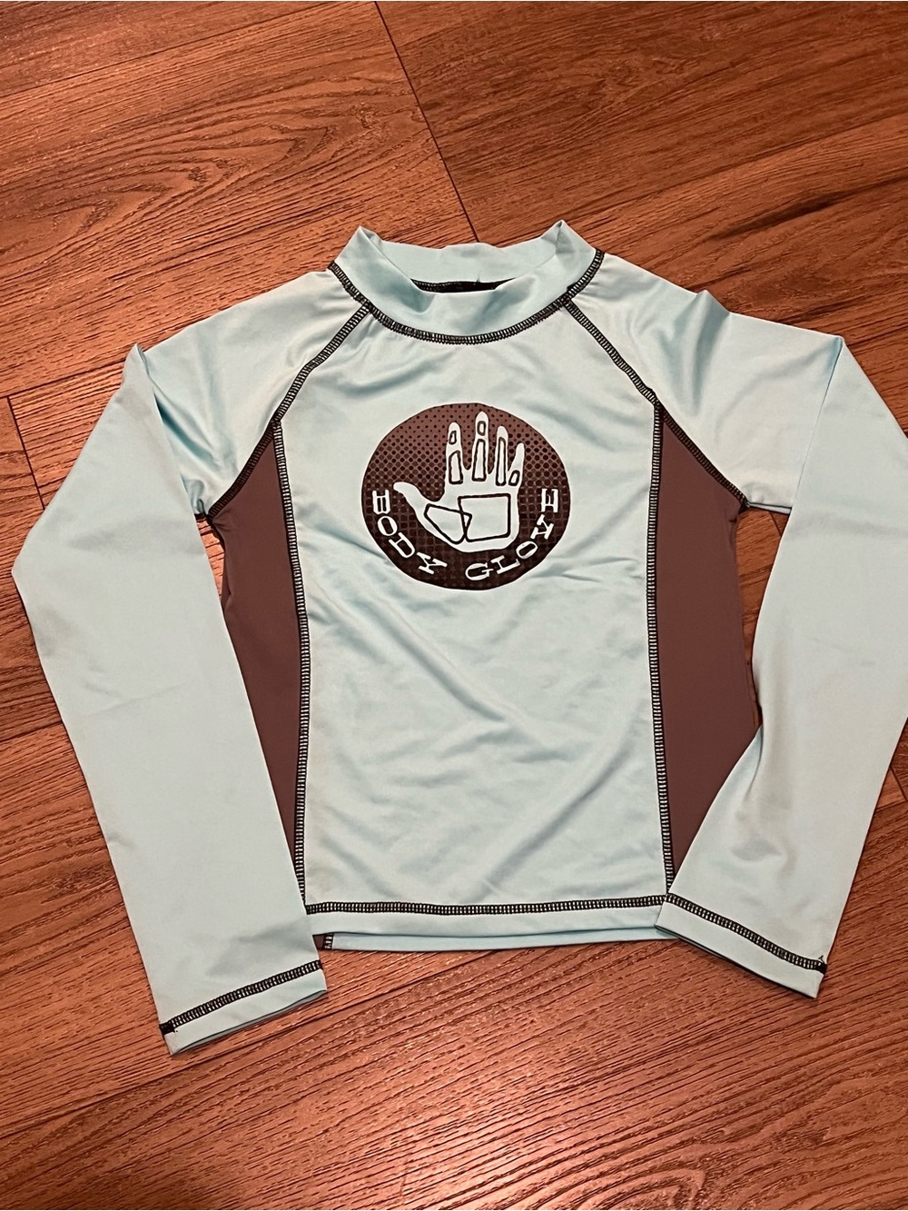 Kids' Body Guard Long Sleeve Rash Guard - Light Blue